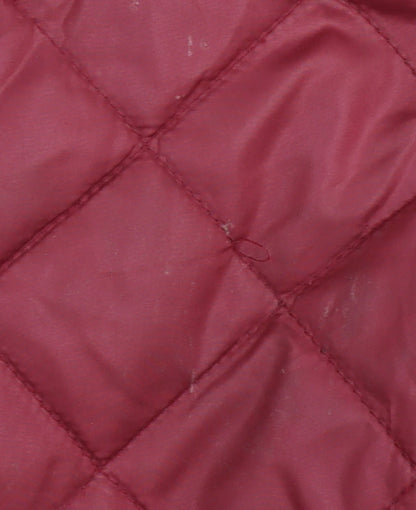 Marks & Spencer Women's Red Quilted Coat Size 8