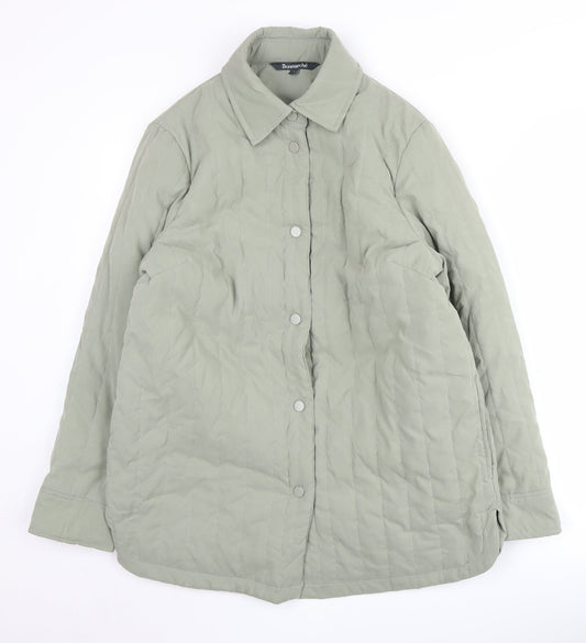 Bonmarché Women's Green Quilted Jacket Size 12