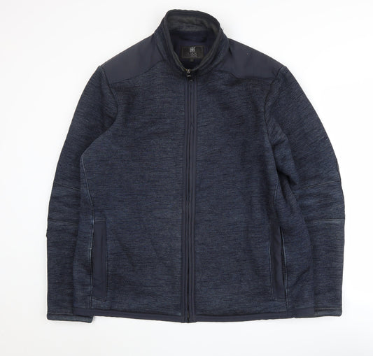 Marks and Spencer Men's Blue Basic Jacket, Size L