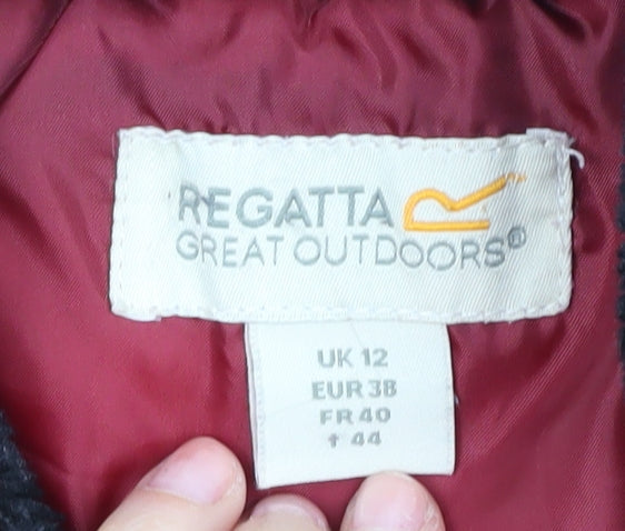 Regatta Women's Red Puffer Jacket, Size 12, Winter Stylish