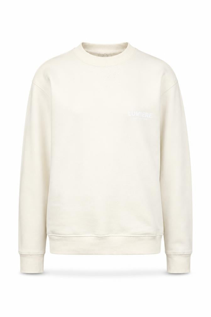 River Island Ivory Unisex Pullover Sweatshirt S