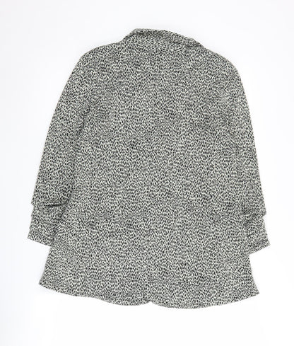 Next Women's Grey Animal Print Blazer Size 14