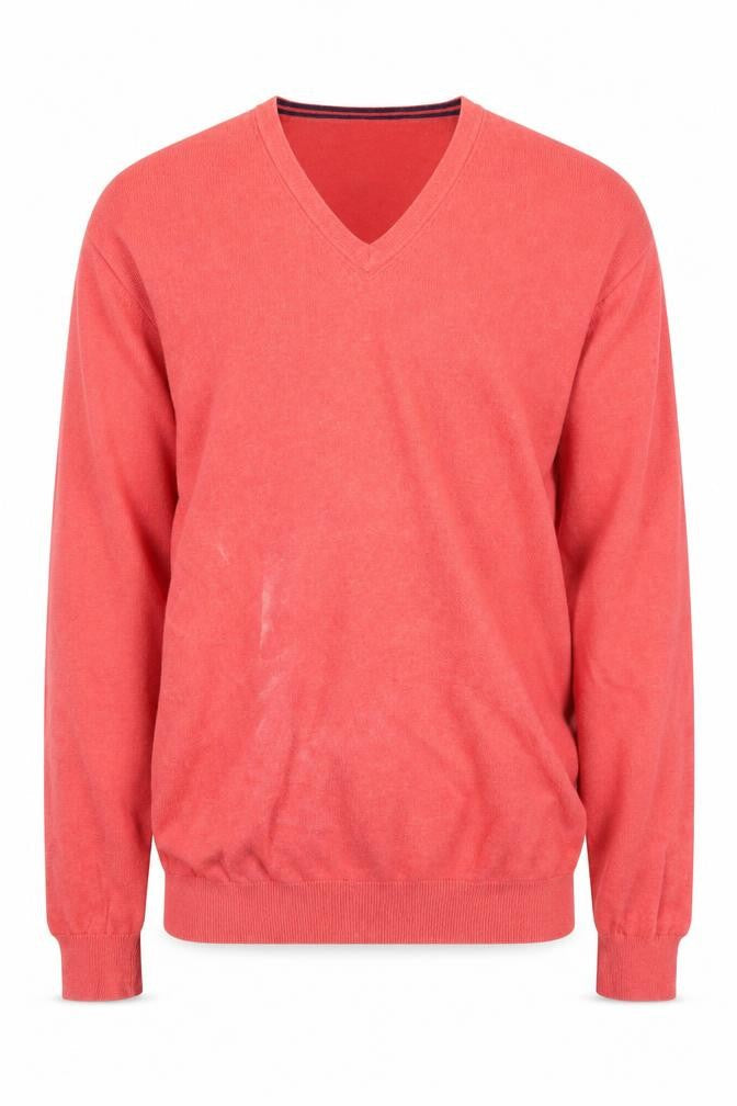 Wolsey Men's Red V-Neck Pullover Sweater XL