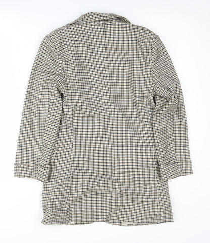 New Look Women's Multicoloured Check Blazer, Size 4