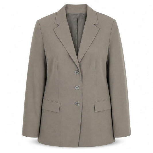 Klass Collection Women's Grey Blazer, Size 16, Business