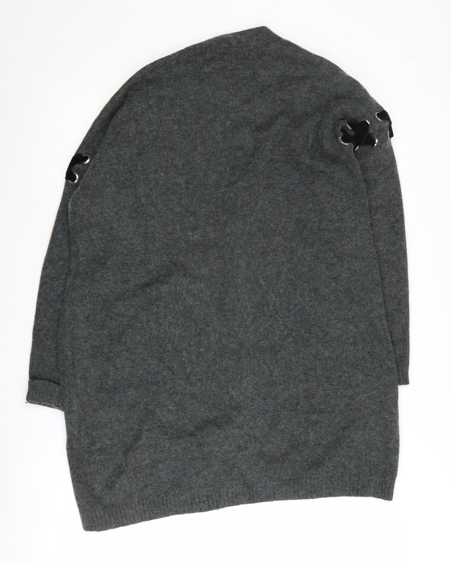 V by Very Women's Grey Cardigan Size 8 Long Sleeve