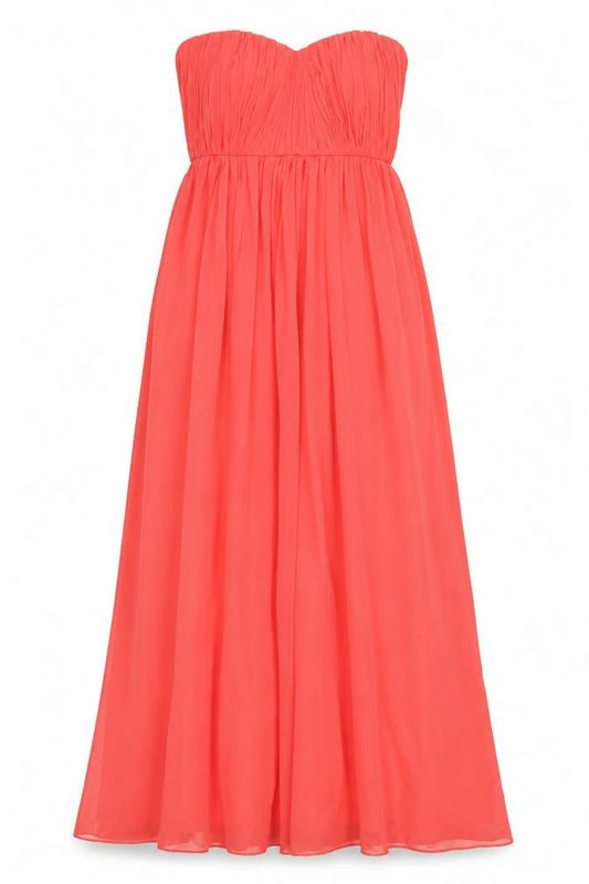 Coast Women’s Red Maxi Dress, Size 6, Strapless