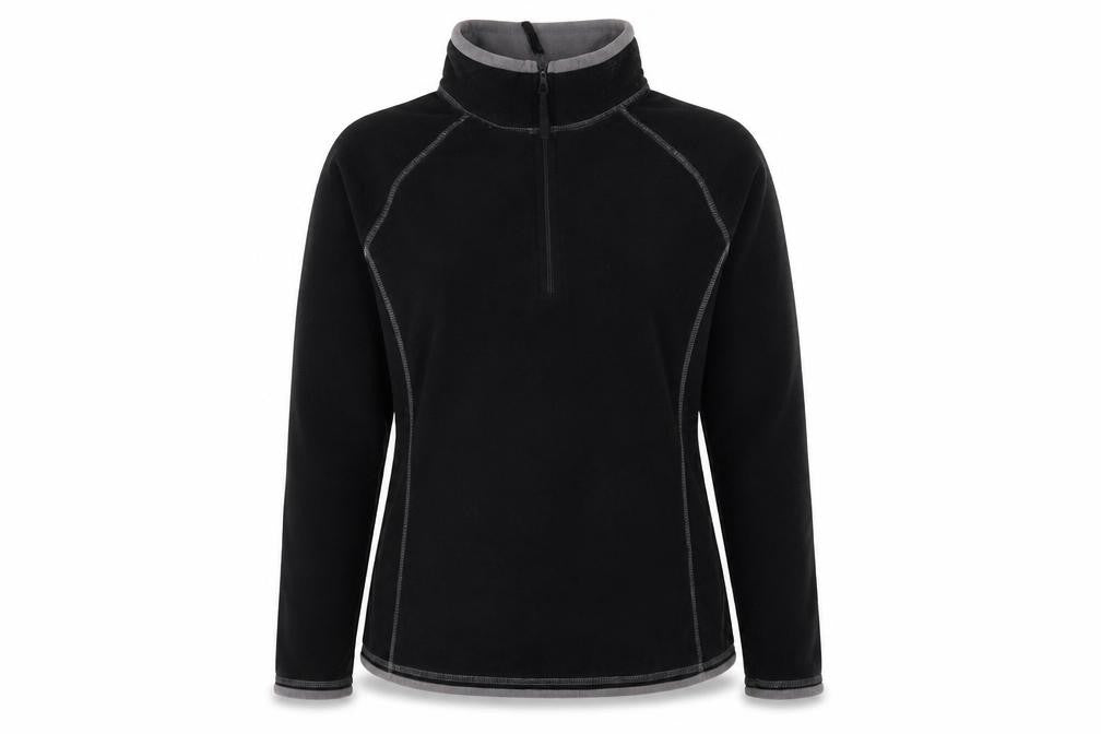 Mountain Warehouse Women's Black Fleece Pullover Sweatshirt 14