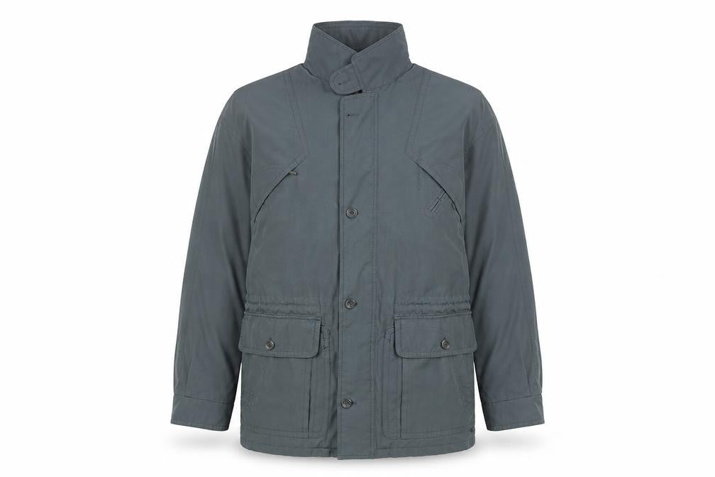 Sportline Men's Grey Cotton Mid-Length Jacket Size 40