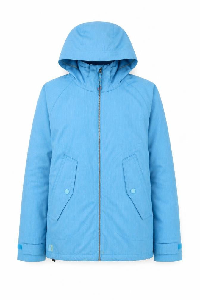 Burton Women's Blue Hooded Softshell Jacket S