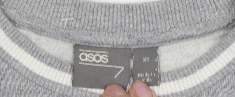 ASOS Men's Grey XS Pullover Sweatshirt