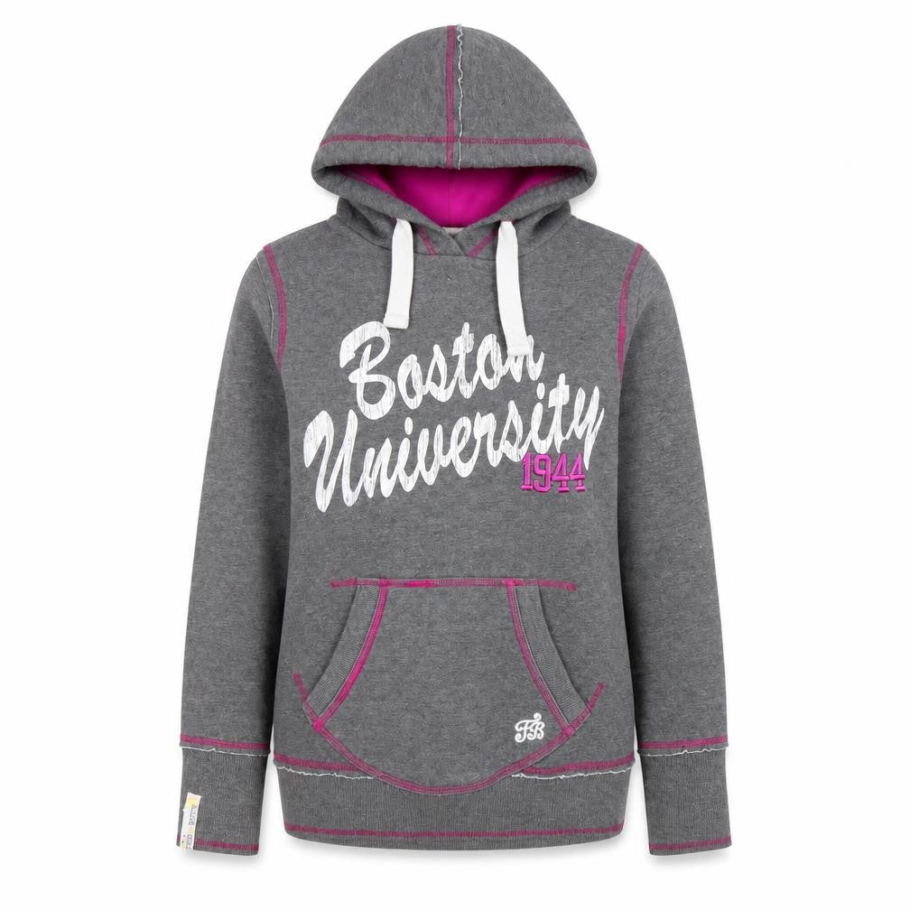 Fred in Boston Women's Grey Pullover Hoodie Size 12