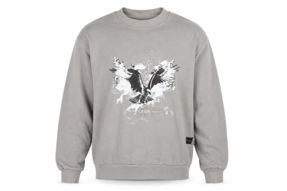 Golden Equation Men's Grey Graphic Sweatshirt S