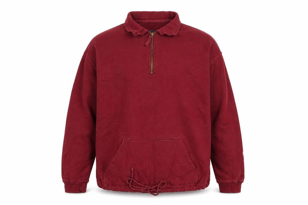 Sport by R.L. Men's Red 1/2 Zip Sweatshirt M