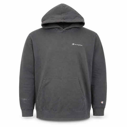 Champion Men's 2XL Grey Pullover Hoodie, Fleece, Logo
