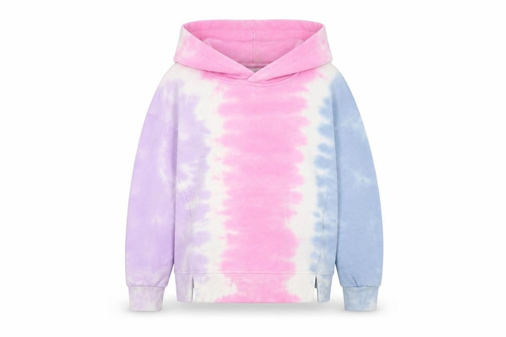 Zara Multicoloured Girls Tie-Dye Hoodie 10Y Pullover Style
