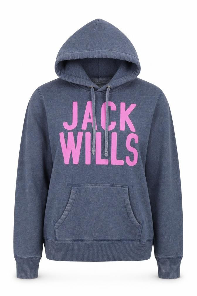 Jack Wills Women's Blue Hoodie Size 12