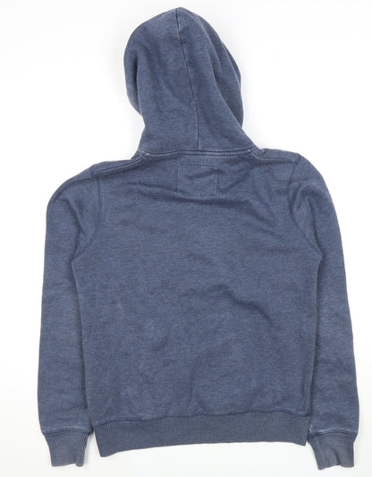 Jack Wills Women's Blue Hoodie Size 12