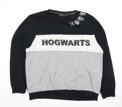 Harry Womens Potter Black Sweatshirt L Hogwarts