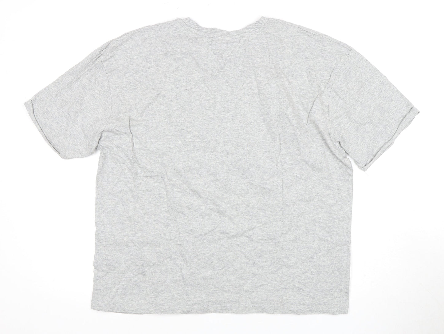 Marvel Unisex Grey Comic Print T-Shirt L Casual