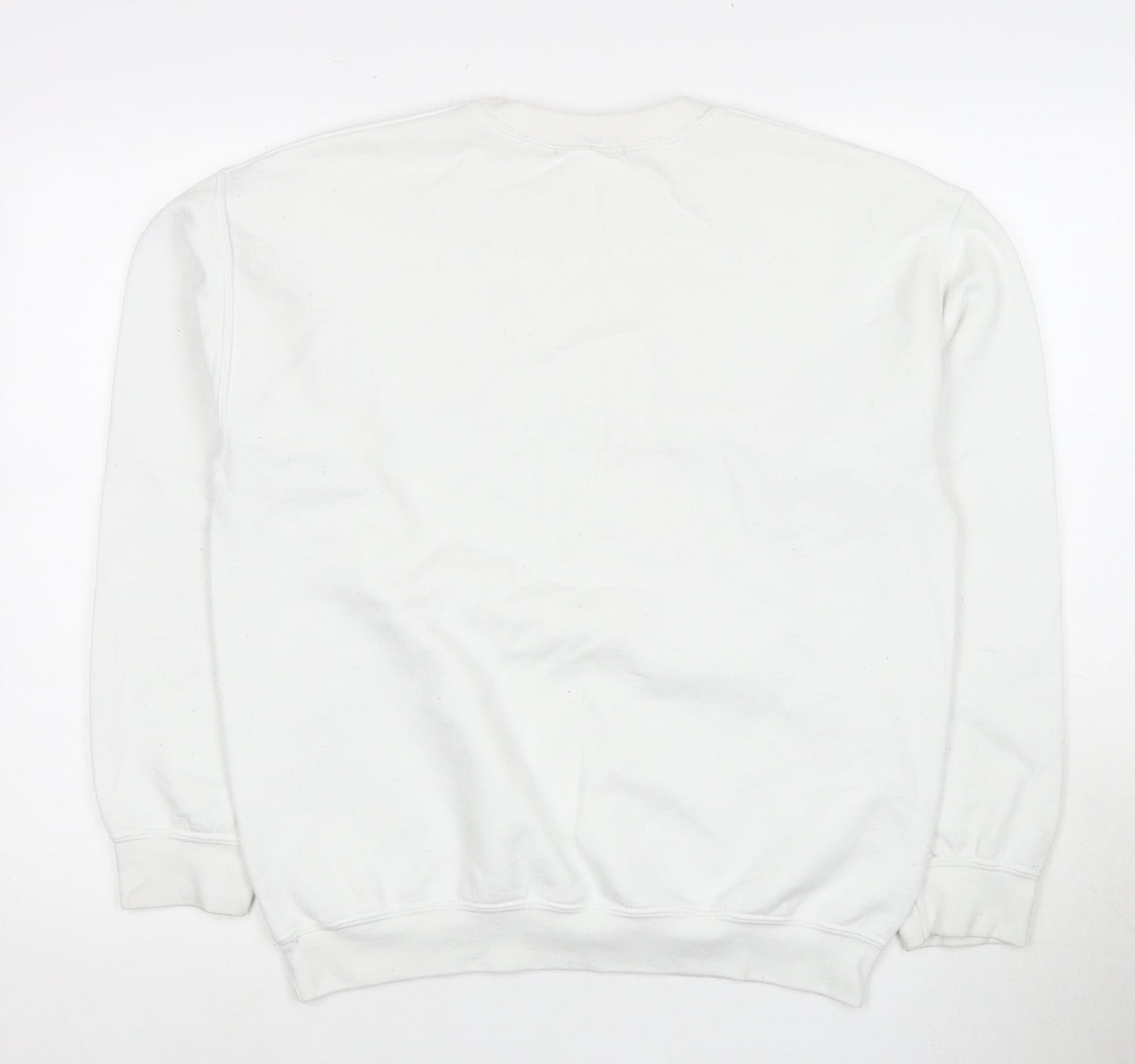Missguided Women's Love Logo White Sweatshirt M