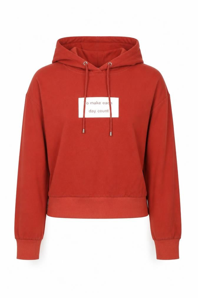 KUOSE Women's Red XS Pullover Hoodie