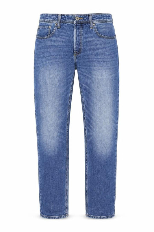 Jack & Jones Men's Blue Straight Jeans Size 34