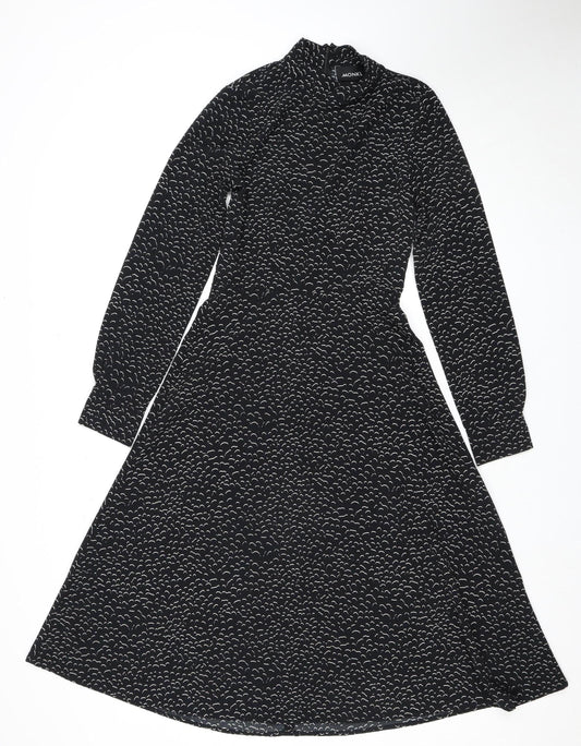 Monki Women's Black Long Sleeve Dress Size 4