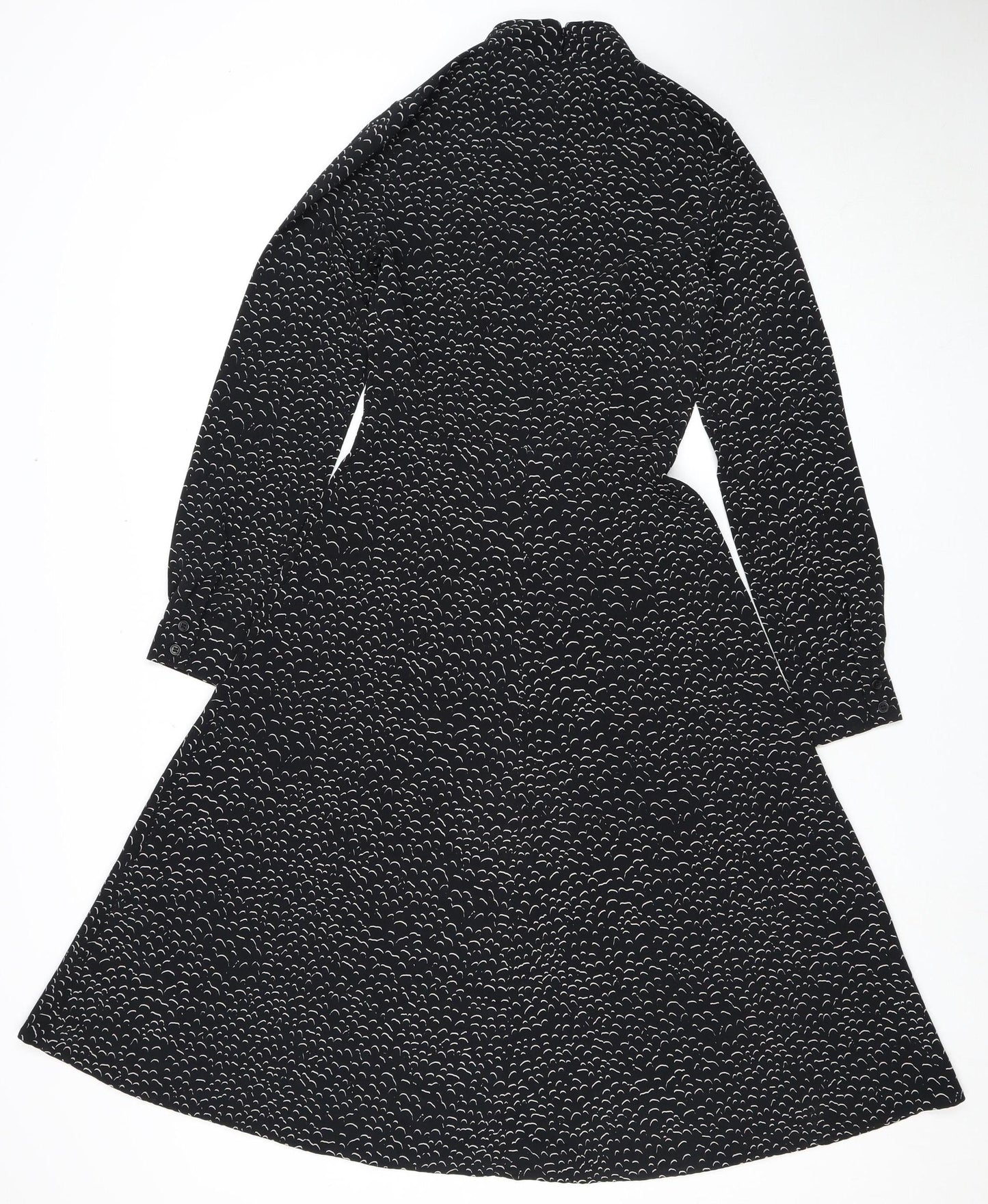 Monki Women's Black Long Sleeve Dress Size 4