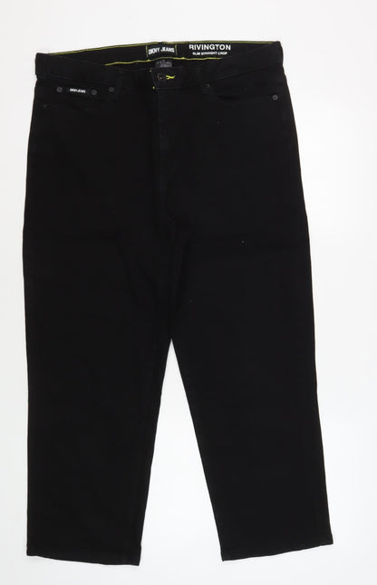 DKNY Men's Black Straight Jeans Size 32