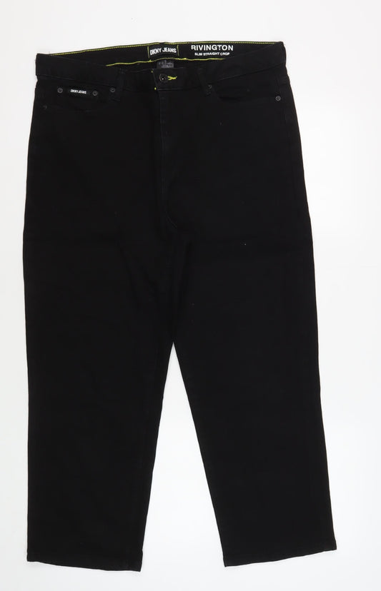 DKNY Men's Black Straight Jeans Size 32