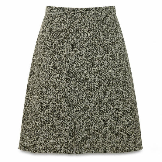 Viyella Women's Green Midi Pleated Skirt, Size 14