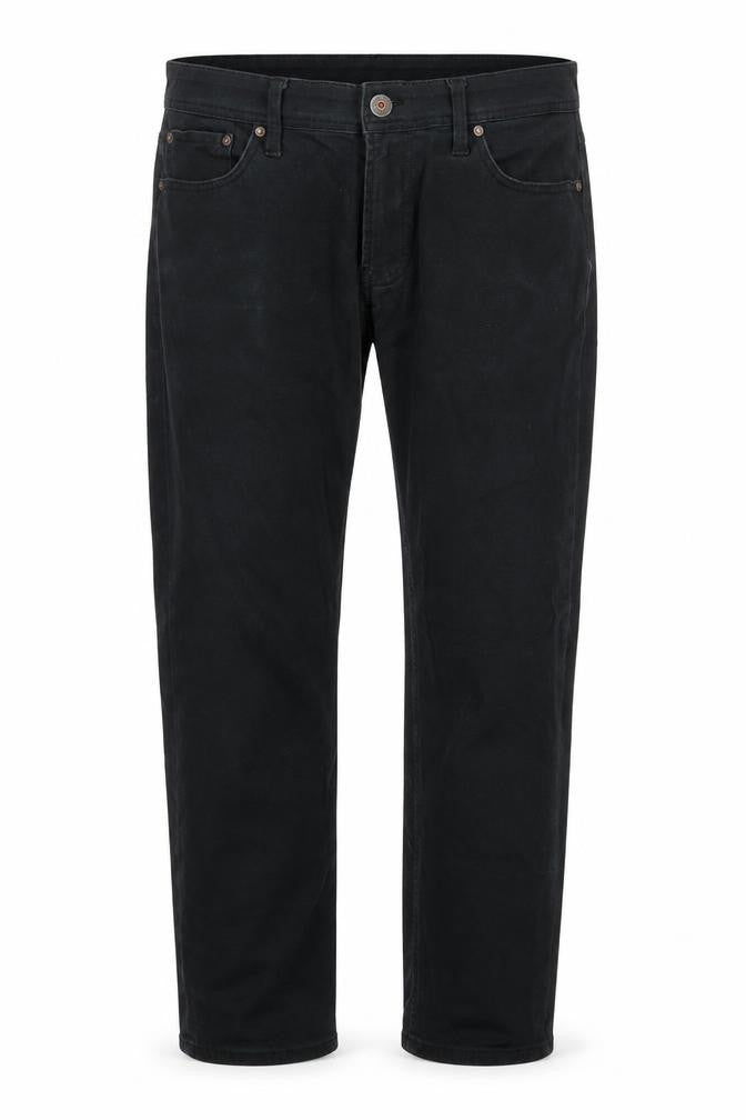 Jack & Jones Men's Black Straight Trousers, Size 34