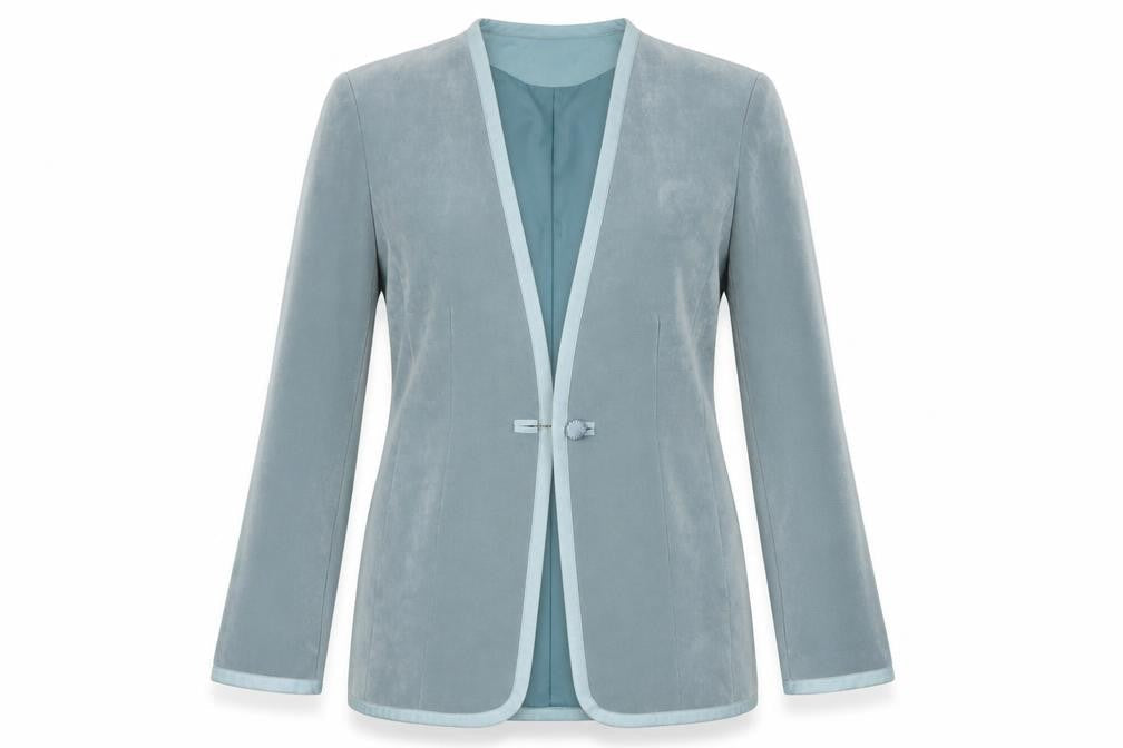 Jacques Vert Women's Blue Suit Jacket, Size 14, Lined