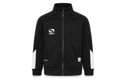 Front view of Sondico boys’ black track jacket 3-4 years