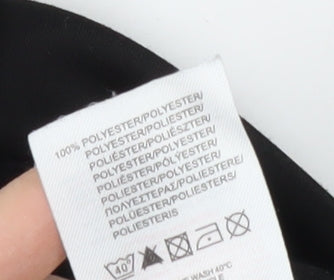 Close-up detail of Sondico boys’ black track jacket 3-4 years