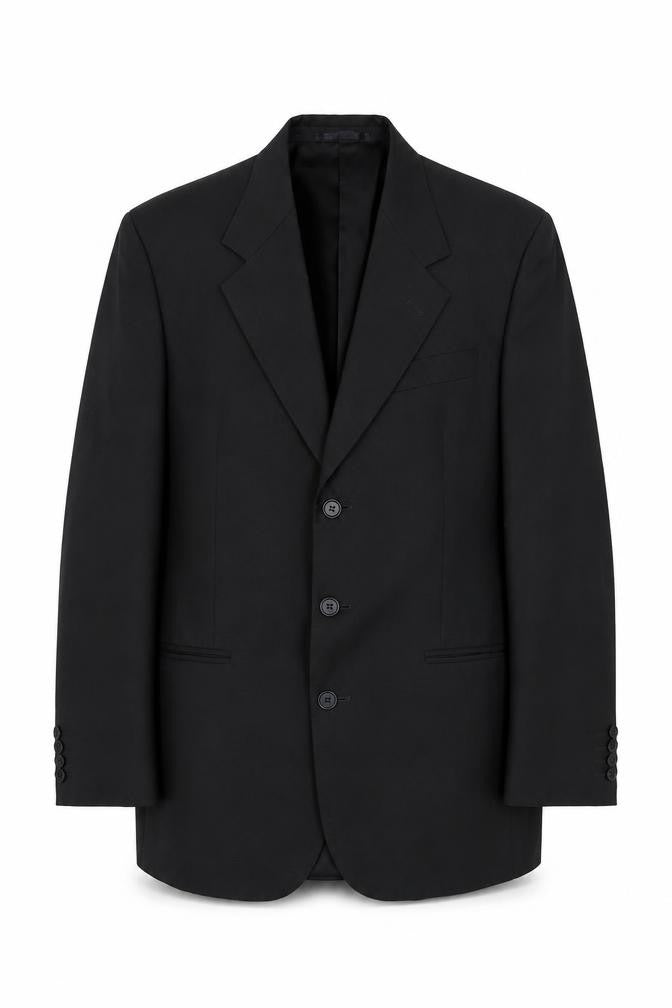 Van Heusen Men's Black Blazer, 36 Regular, Formal