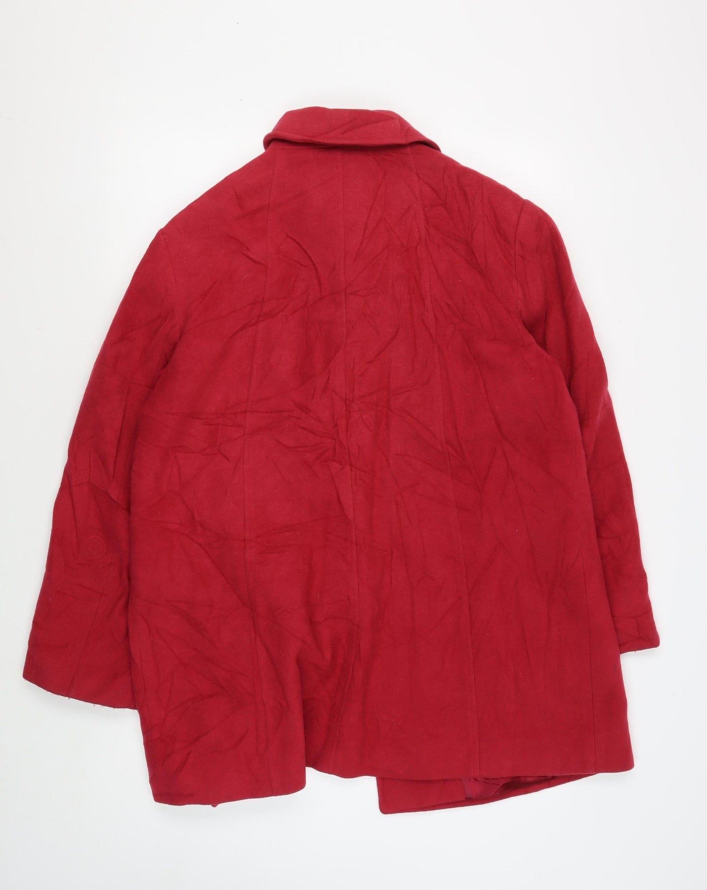 Eastex Women's Red Wool Blend Coat Size 16