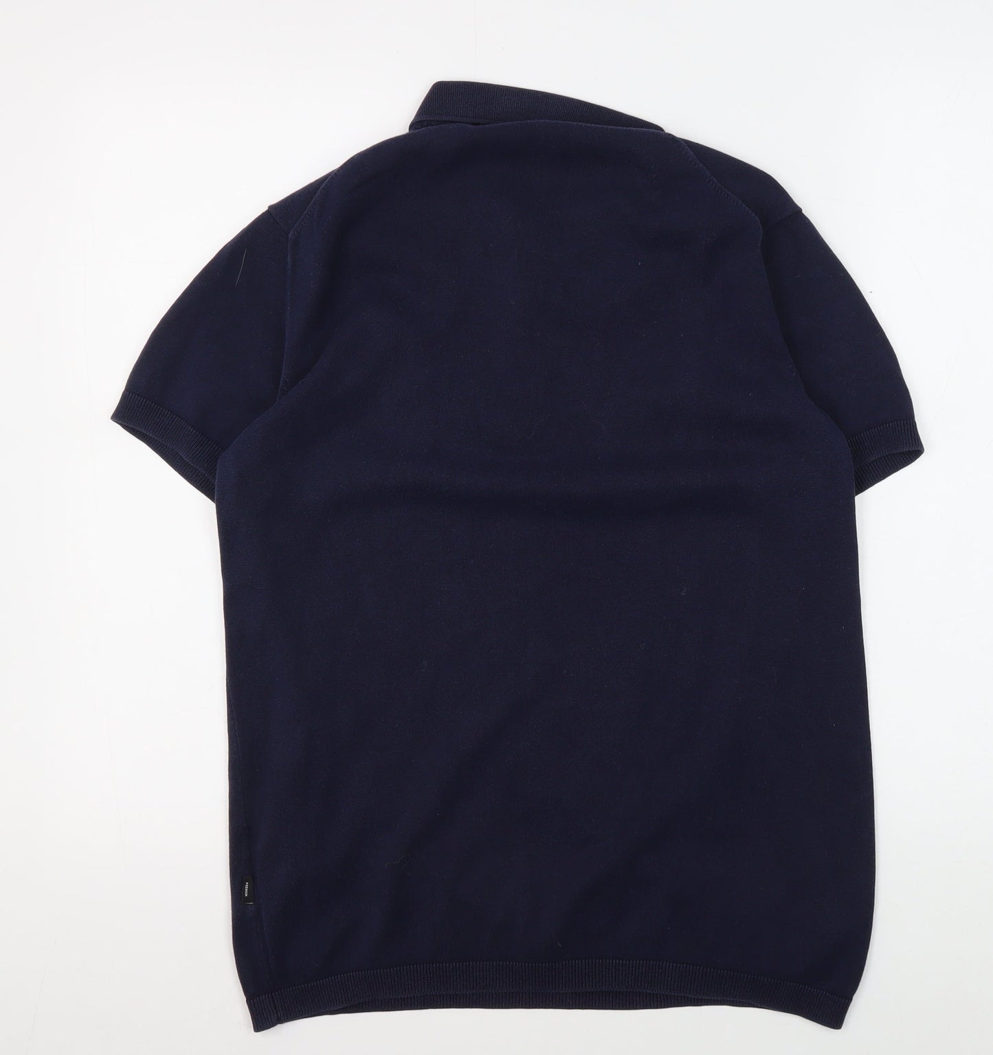 Jack & Jones Men's Blue Polo Shirt - Size L