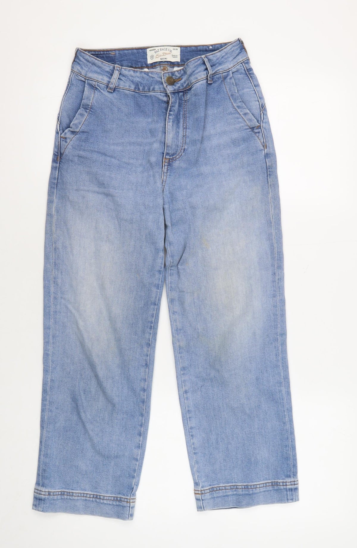 FatFace Girls Blue Relaxed Denim Jeans Size 8