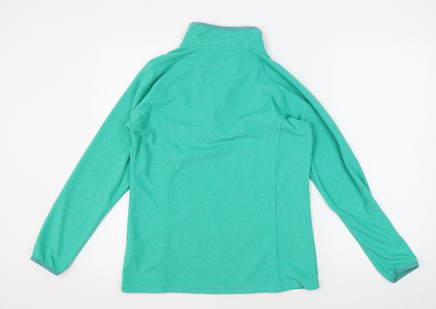 Peter Storm Women's Green Henley Sweatshirt, Size 12