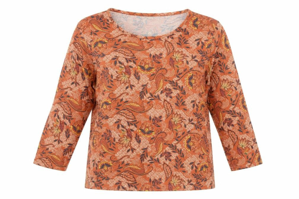 Isle Women’s Multicoloured T-Shirt, M, Floral Design