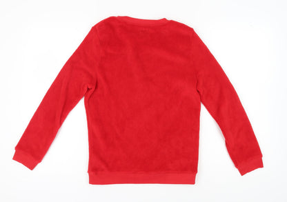 Preloved Disney Women's Red Mickey Mouse XS Pullover Sweatshirt - Back