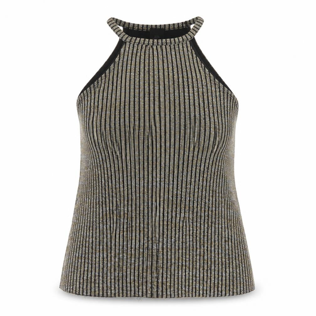 River Island Multicoloured Striped Halter Tank