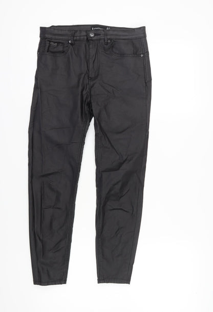 Stradivarius Women's Black Trousers UK 12