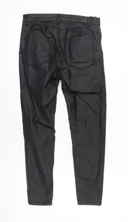 Stradivarius Women's Black Trousers UK 12