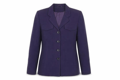 Front view of Principles Women's Purple Blazer, size 10