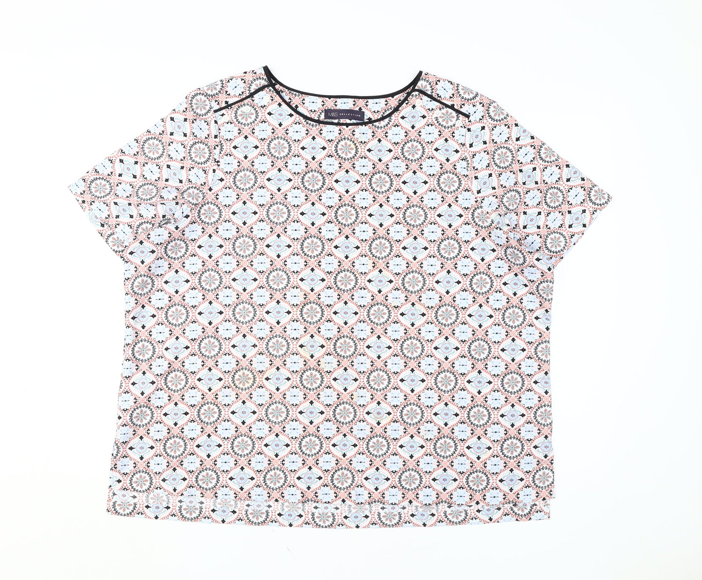 Marks and Spencer Women's Geometric T-Shirt Size 22