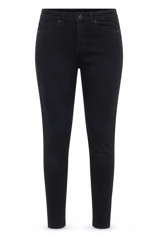 Topshop Black Skinny Jeans Women Size 8 Stretch Cotton