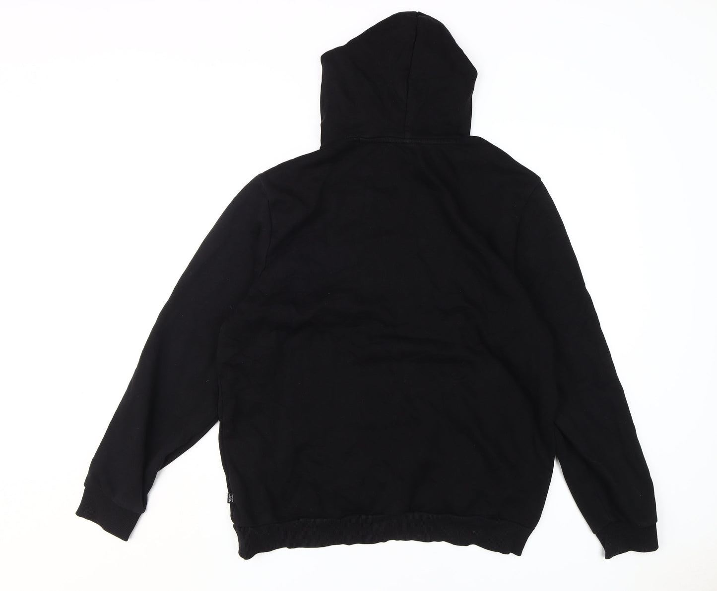 Puma Men's Black Pullover Hoodie, L, Logo Style